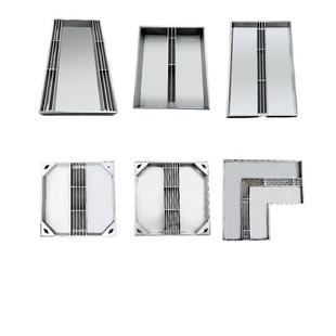 Customized 304 Stainless Steel Manhole Cover Square Sewer Cover Grille Manhole Cover Drainage Sewer Cover Rain Grate