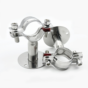 Ll304 Stainless Steel with Chassis Pipe Bracket Pipe Clamp Base Pipe Bracket Pipe Clamp Hoop Gas Pipe Fixing