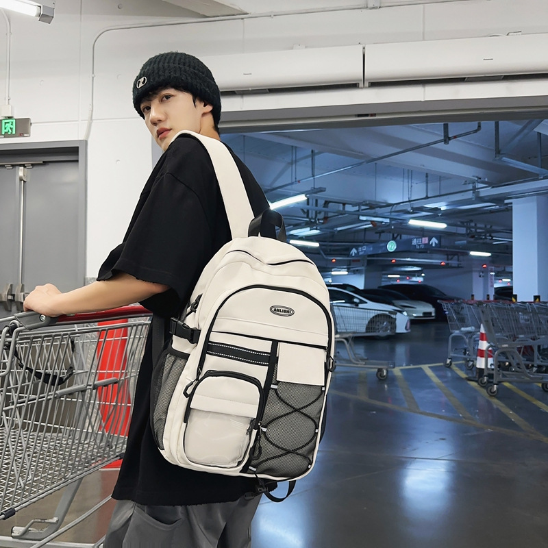 Nuevos bolsos de hombro para hombres japoneses mochilas para estudiantes universitarios de ocio mochilas deportivas al aire libre hombres de gran capacidad 100 mochilas mochilas mochilas