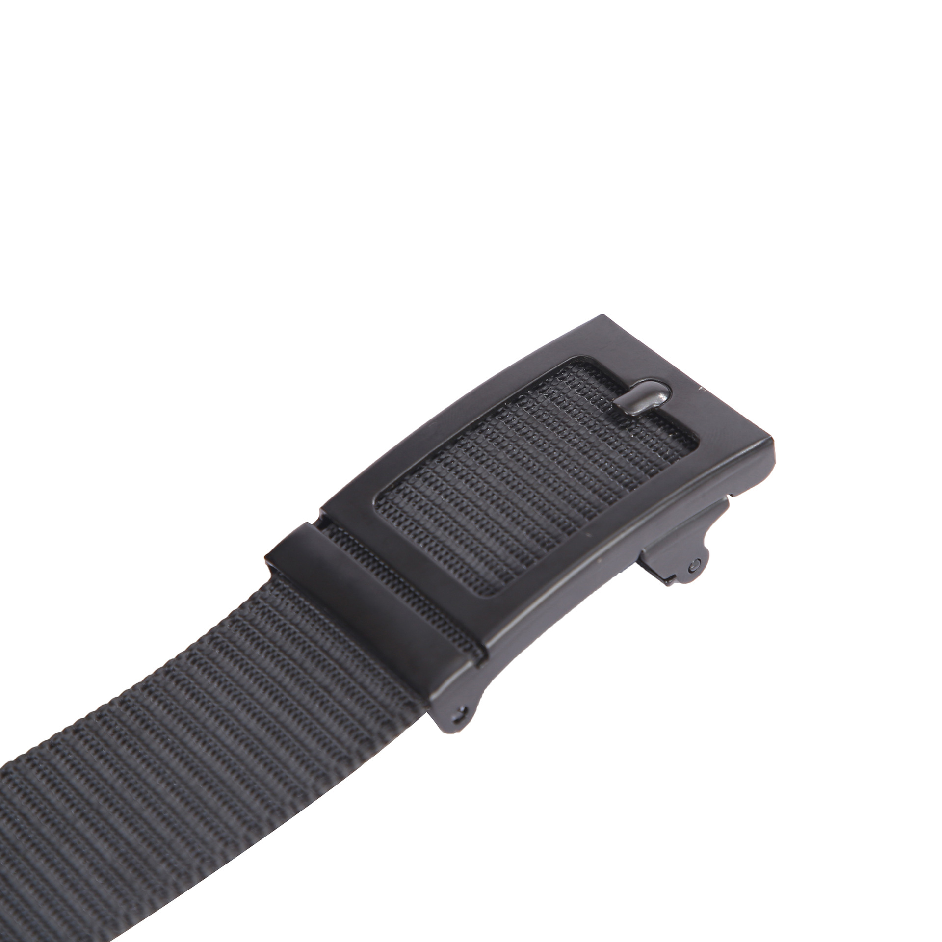 无牙自动扣百搭户外皮带批发青年帆布仿尼龙腰带涤纶战术风收腰