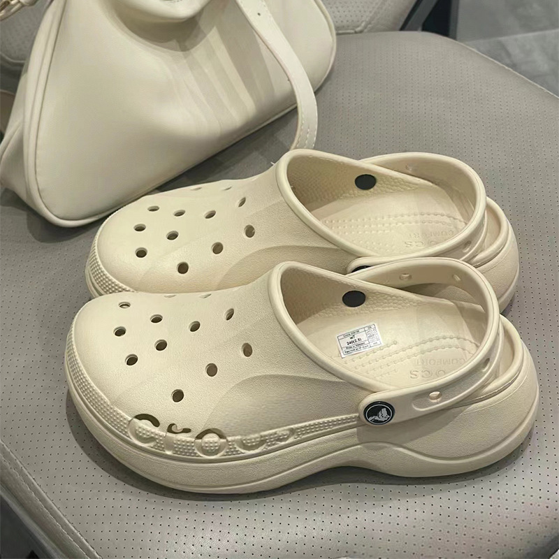 Zhou Yutong with Crrcs Kalochi Cave Shoes Women's Bei Ya Cloud Beach Shoes Outdoor Platform Slippers Sandals