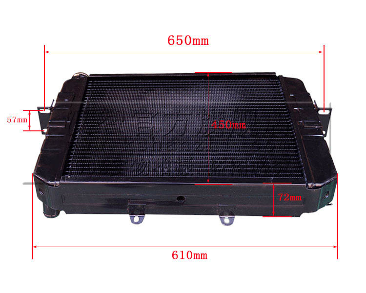 Tanque de agua SH222B2 - D Liu Gong / 490 accesorios de motor de carretilla elevadora radiador caja de refrigeración hidráulica