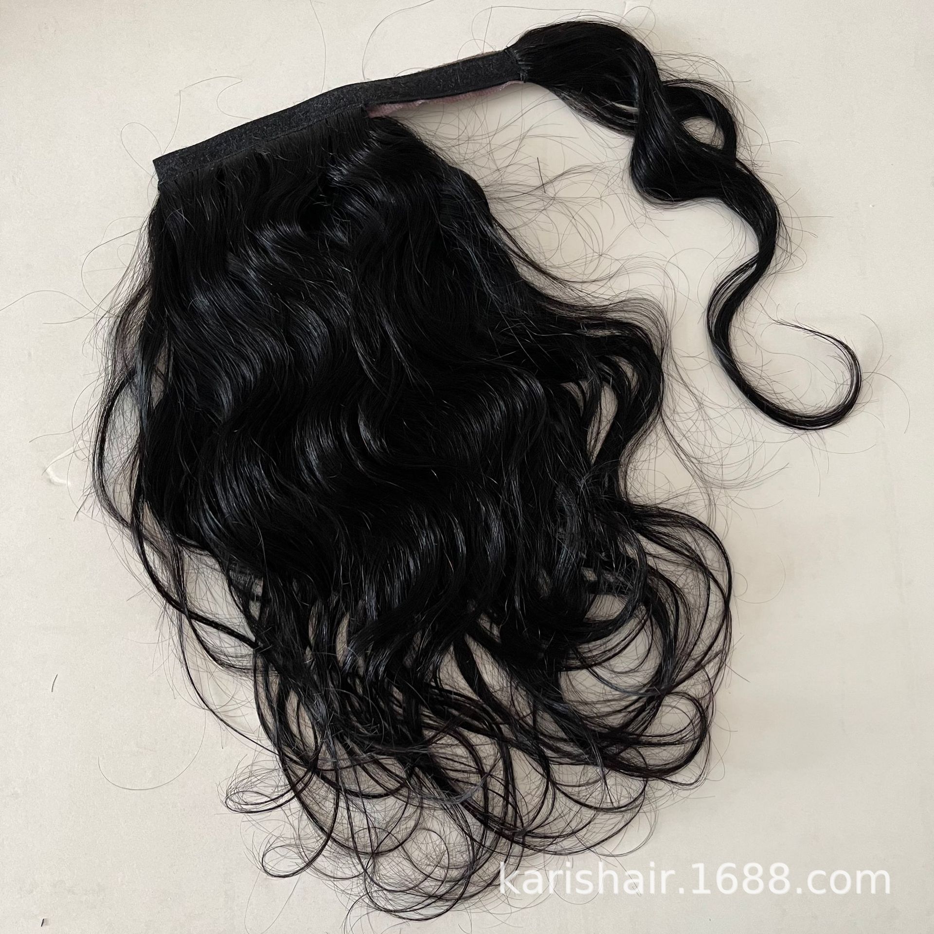 Velcro, cabello humano, cabello real, cabello de cola de caballo, cabello real, cabello de cola de caballo, peluca de caballo