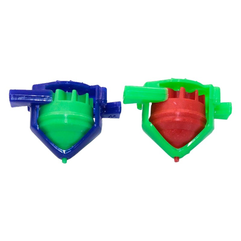 Los niños nuevo silbato Gyro juguete DOBLE BOCA soplando juguete educativo huevo juguete escolar regalo periférico 2 yuanes regalo