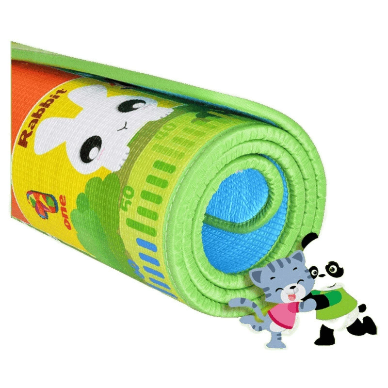 Game mat for crawling, foldable floor mat from foam, increased thickness
