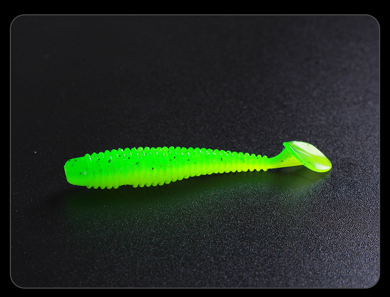 Soft Paddle Tail Fishing Lures Soft Plastic Baits Fresh Water Bass Swimbait Tackle Gear