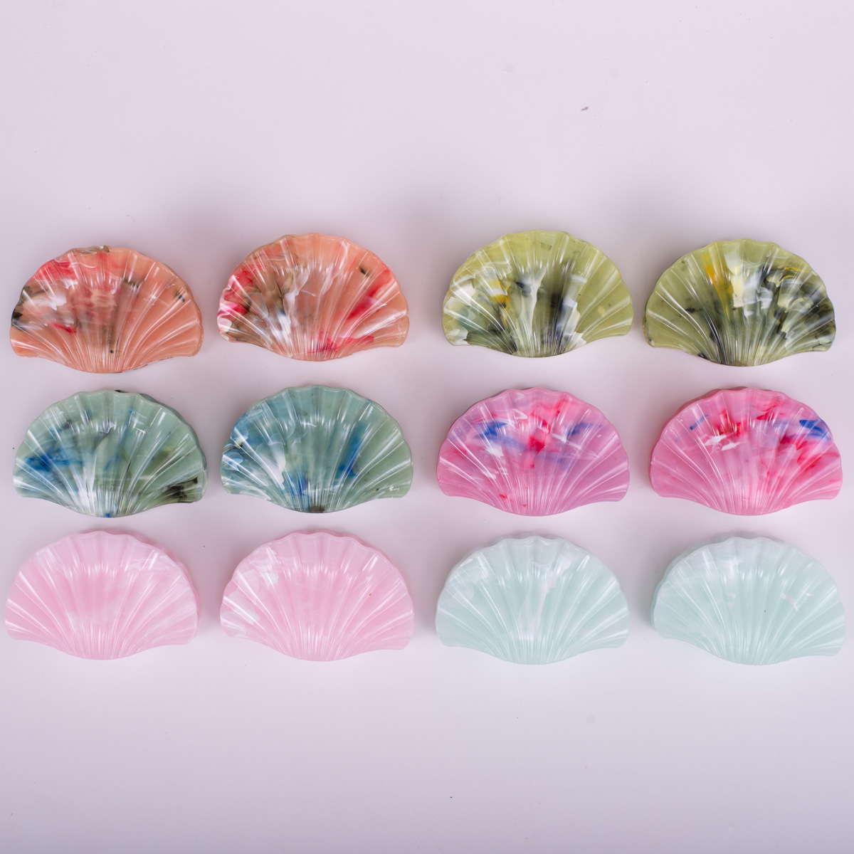 6개의 쉘 혼합 색상