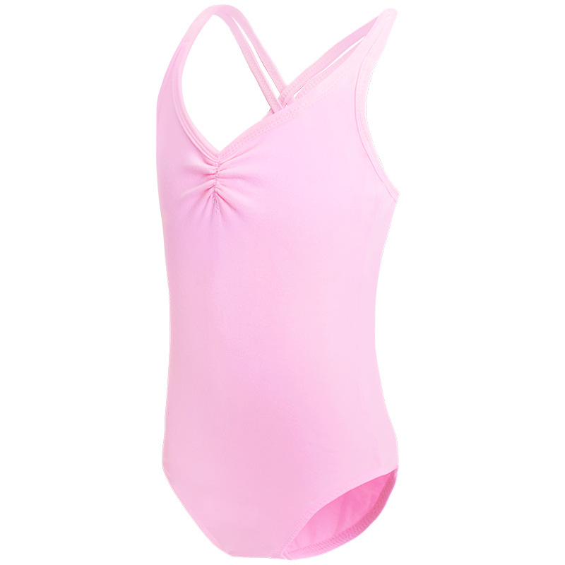Ropa de baile de verano para niños y niñas, tutú, tirantes para niños, ropa de práctica de prueba, ropa de una pieza, ropa de baile china