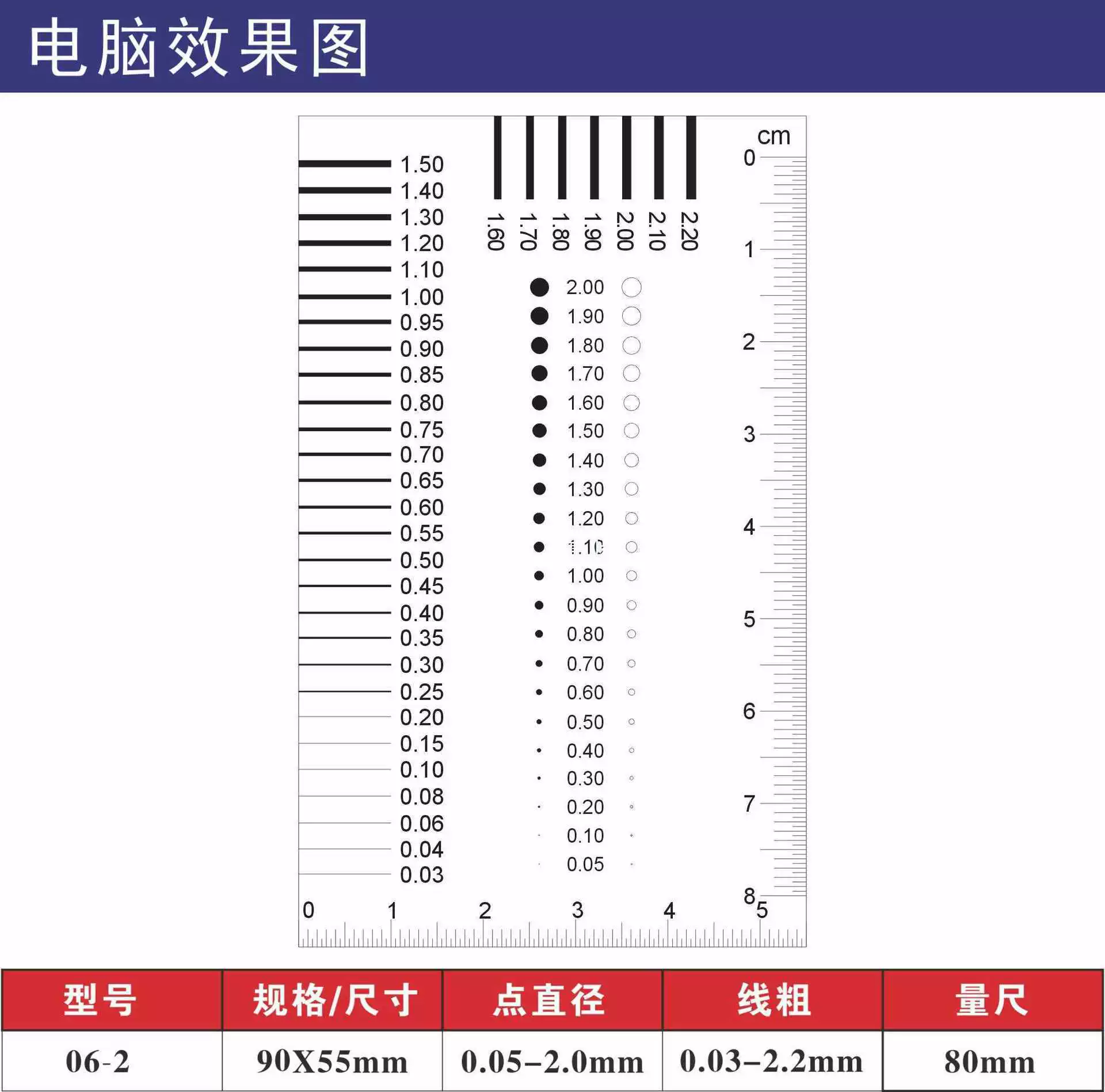 A8L измерительный датчик значка пятно-точечный датчик карты прозрачный линейный датчик пятна пятна пятна трещины контрастный правитель J-