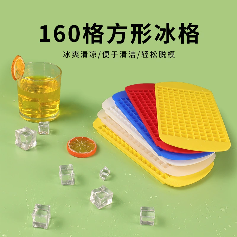Оптовая продажа 160 квадратная ледяная решётка силиконовая ледяная решётка DIY ледяная пленка для приготовления льда самодельное мороженое мороженое