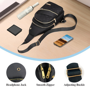 N 15110 Women's embroidered chest bag Ůʿ�̽��ذ��羳��