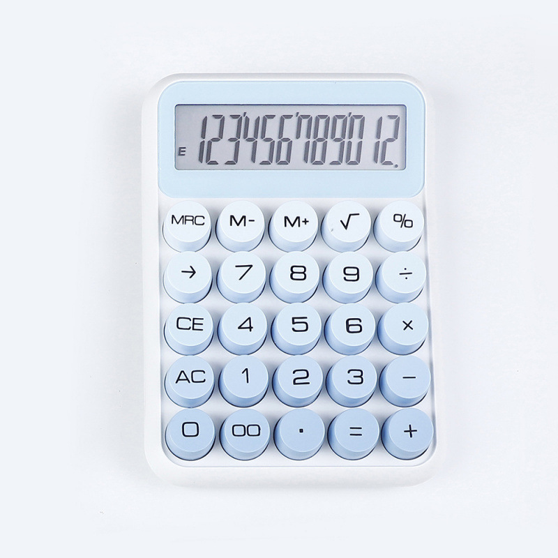 Calculadora de teclado mecánico de dopamina computadora portátil especial para exámenes de estudiantes calculadora de pantalla grande de 12 bits