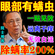 茶树精油除螨眼贴湿巾眼部专用4松油醇眼睛螨虫眼睑清洁洗液跨境