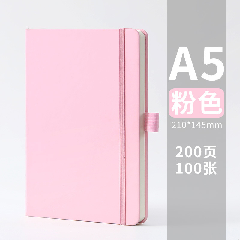 クロスボーダー高颜値A5オーダーメイドビジネスオフィスノートのオーダーメードlogo日記帳ストラップ手帳卸売り