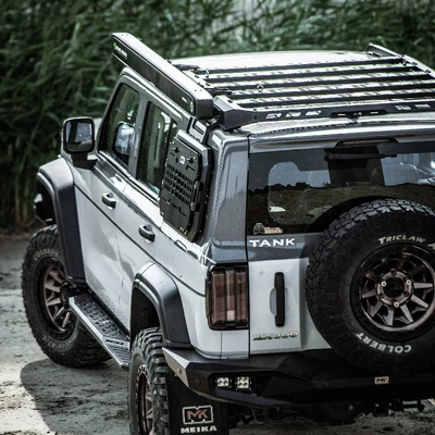 Noise Panel Crossbar Side Tent – Roof rack - tank-300-sharp-luggage-rack-side-tent-bracket-drivers-side