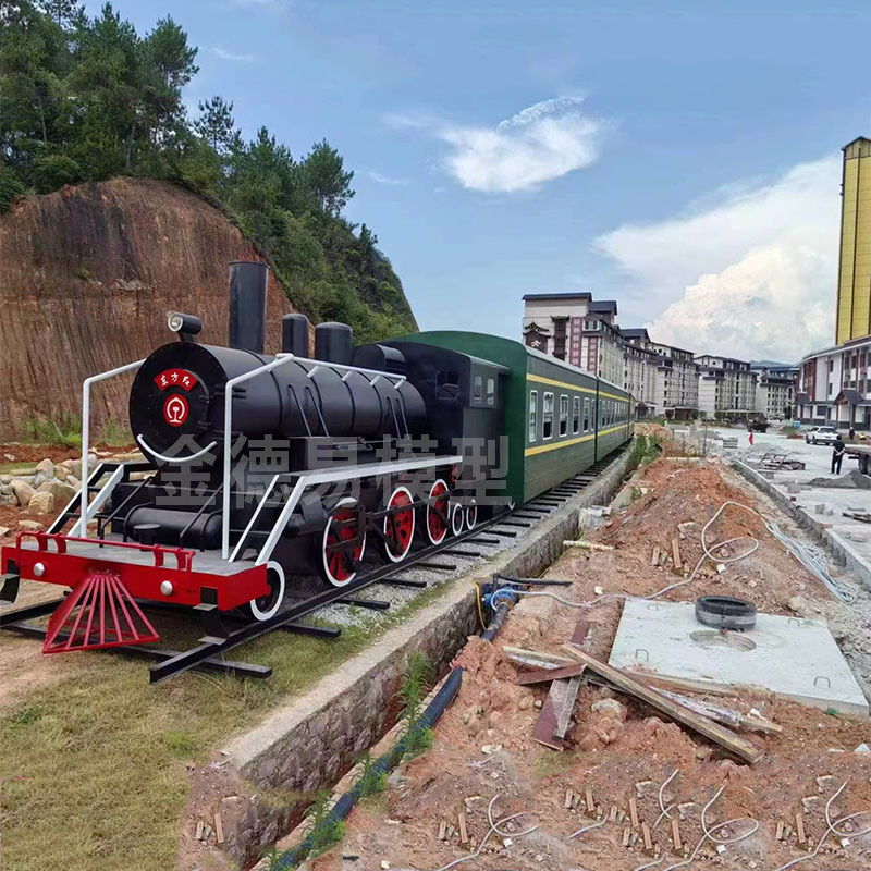 large train model large green leather train large retro train model large steam whistle train model