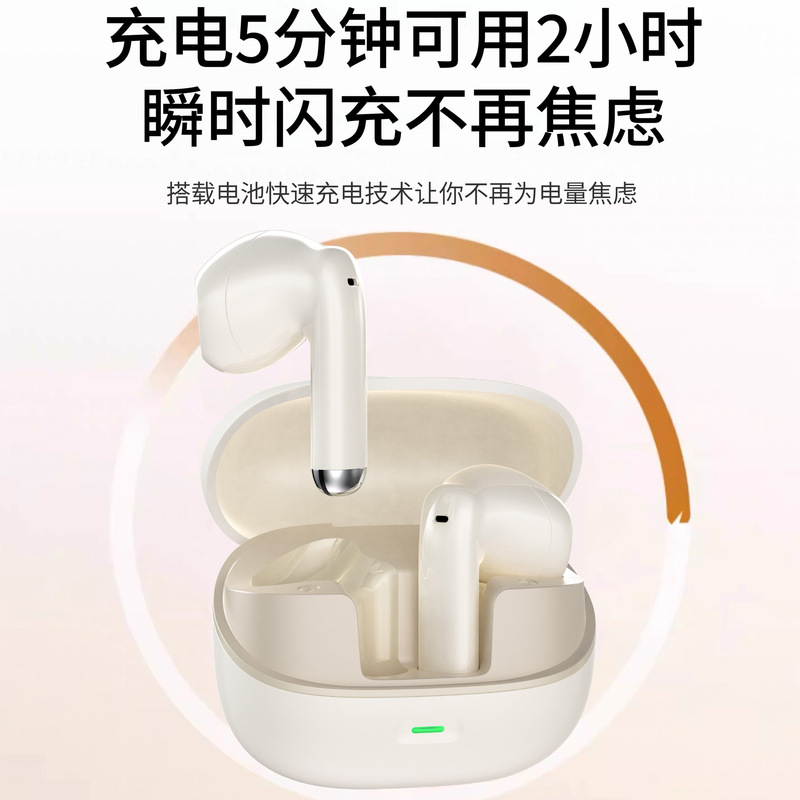 Semi-In-Ear Wireless Student Bluetooth Headset V5.4 Noise Reduction In-Ear Wireless High Quality Ultra-Long Battery Life Low Latency Semi-In-Ear Wireless Student Bluetooth Headset V5.4 Noise Reduction In-Ear Wireless High Quality Ultra-Long Battery Life Low Latency