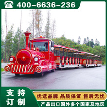 拖挂式观光火车 湖南长沙贵州贵阳景区仿古接驳火车