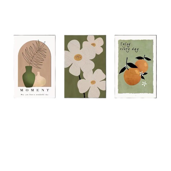 Mural living room decoration painting triptych simple modern Nordic…