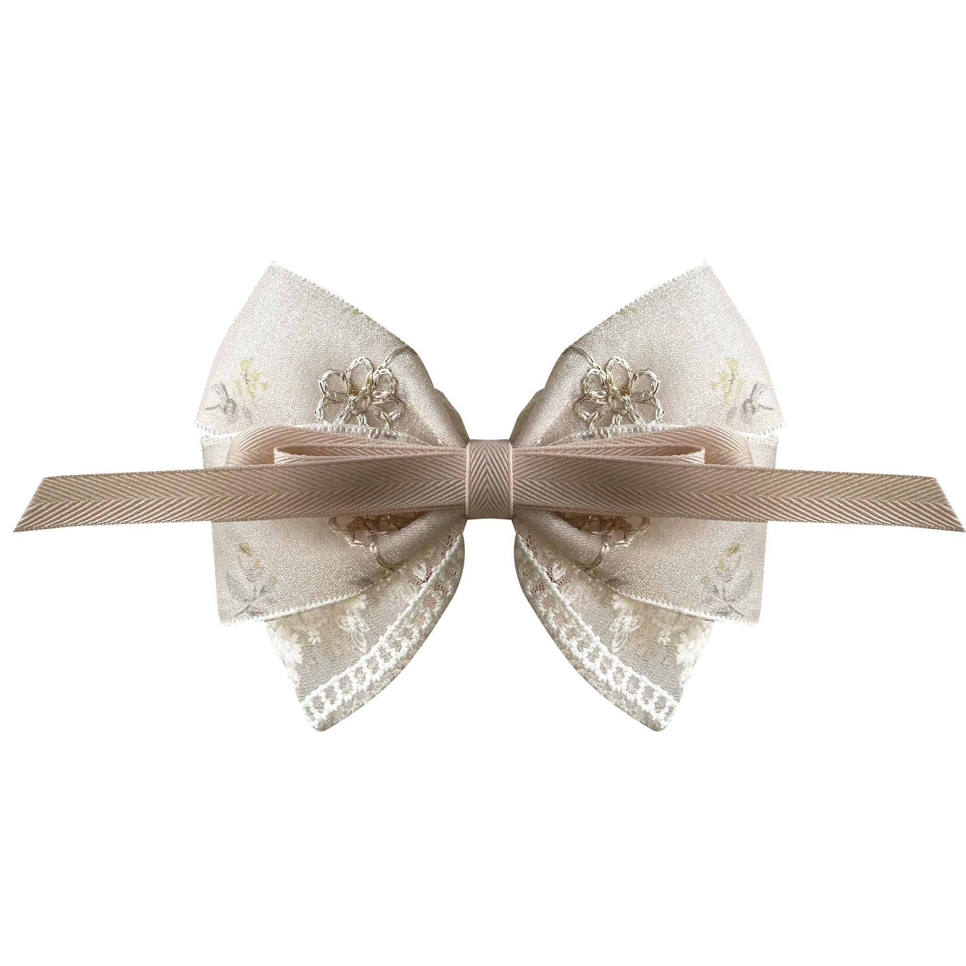 Свежий/Свежий? hairgrip with bow, hairpin, hair accessory, floral print