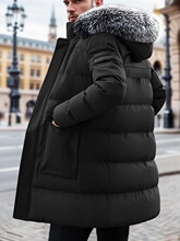 S 28094 Men's Detachable Hood Cotton Coat ��ʿ�޷� ����