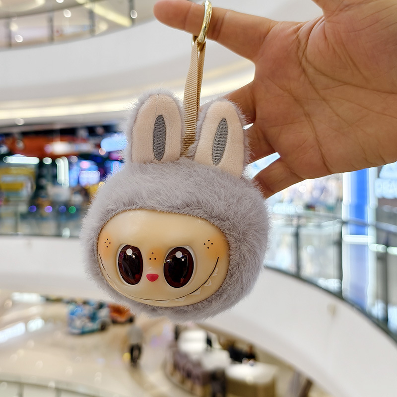 ぬいぐるみラブブバッグペンダントビニール人形人形シールペンダント車のキーホルダー卸売|undefined