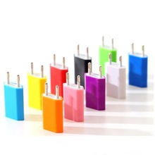 四代欧规充电器5V1A适用苹果安卓手机充电头扁平USB头欧标直充