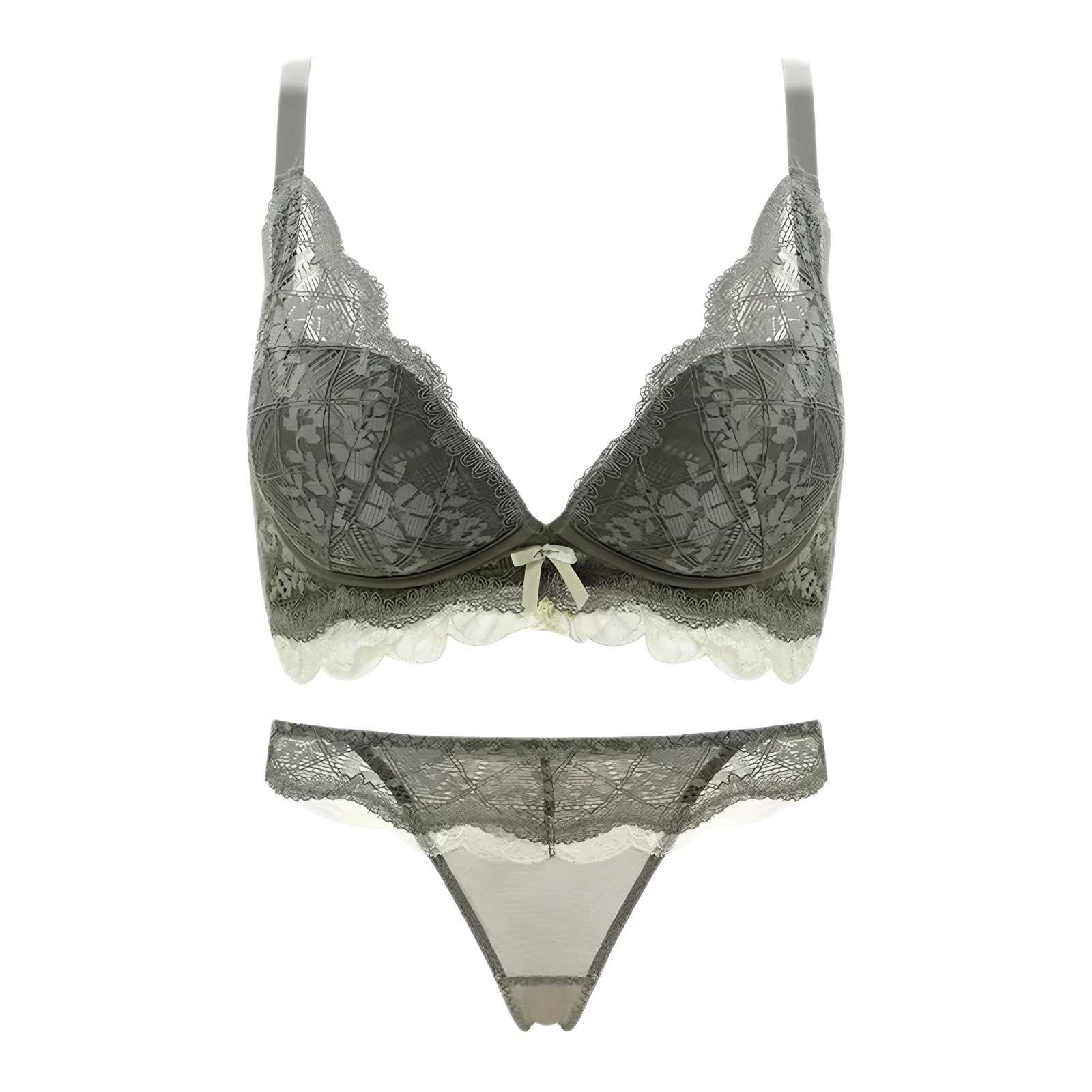 New Lace Intimates, Women's Small Breast Intimates, Push-Up, Auxiliary Breast Support, No Wires, Adjustable Sexy Bra Set