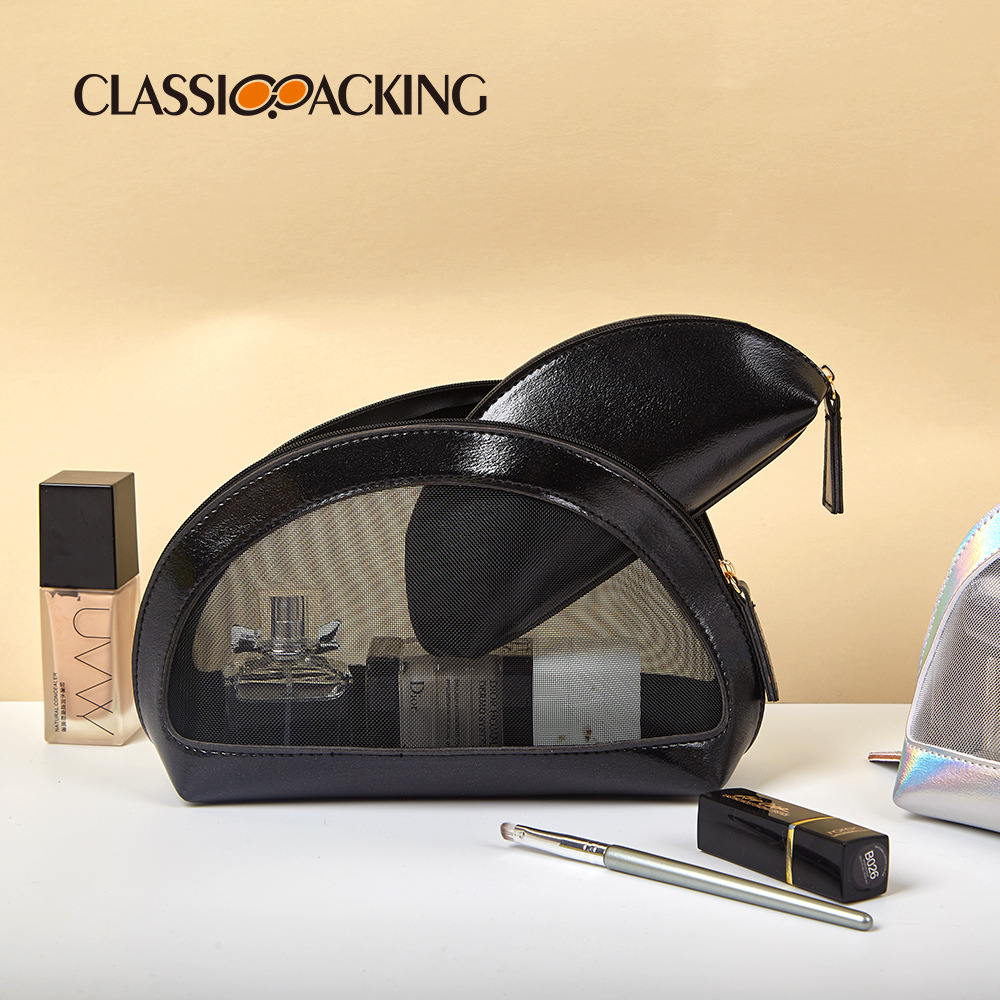 Luz de moda de lujo de gran tamaño pequeño Madre y niño bolsa de cosméticos material de malla suministros de belleza bolsa de almacenamiento bolsa de Lavado especial del hotel