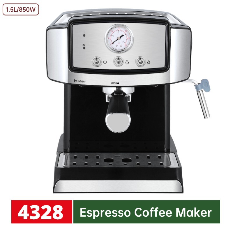 850W Household Semi-Automatic Italian Coffee Machine High-Pressure Pump Steam Can Make Milk Foam Pressure Coffee Machine 850W Household Semi-Automatic Italian Coffee Machine High-Pressure Pump Steam Can Make Milk Foam Pressure Coffee Machine