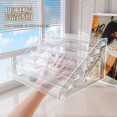 亚克力指甲油展示架塑料透明架美甲店展架化妆品收纳架美甲陈列盒