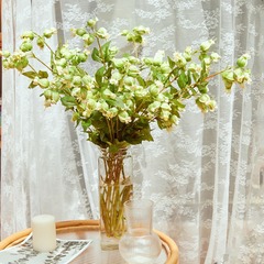 仿真燈籠花 歐式餐桌燈籠果假花裝飾酒店絹花小燈籠批發零售