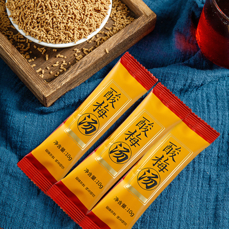 Plum Soup Crystal Wholesale Instant Granular Solid Beverage Mume Luoshen Flower Osmanthus Plum Crystal Powder Raw Material Package