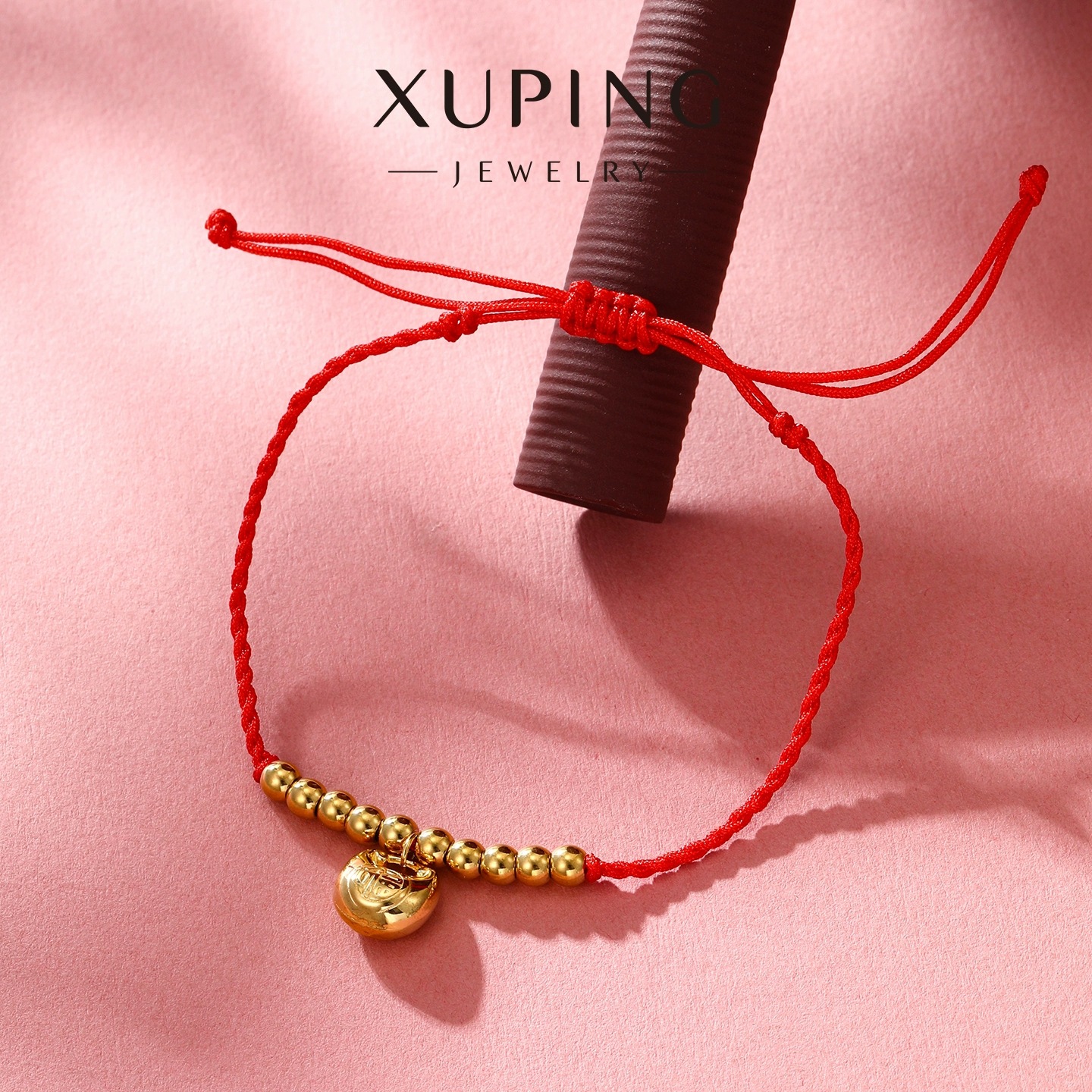 Xuping brazalete de cuerda roja tejida a mano simple para regalos para parejas de lujo ligero accesorios de Año Nuevo