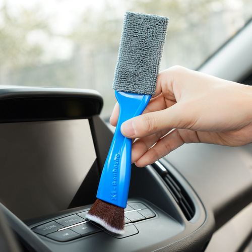 Car air vent cleaning brush interior cleaning tool soft bristle car cleaning wonder brush dust removal brush