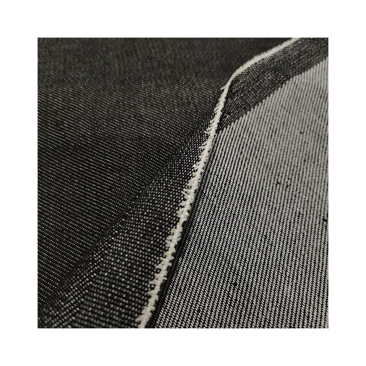 Precio atractivo contracción al por mayor negro elástico tela de telas denim rayadas image 1