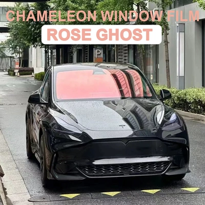 Factory Cross-Border Wholesale Car Solar Film Chameleon Ghost Rose Front Windshield Film High Heat Insulation Side Window Film