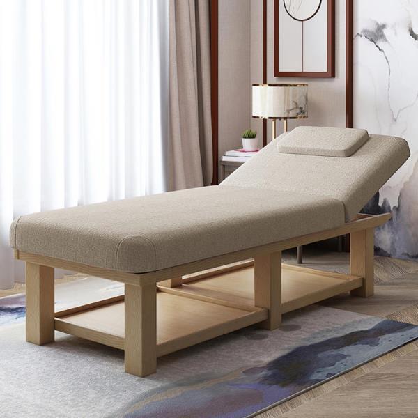 Fábrica directa cama de belleza de madera sólida sala de belleza multifuncional con agujeros de moxibustión cama de fisioterapia cama de masaje de belleza cama de masaje image 15