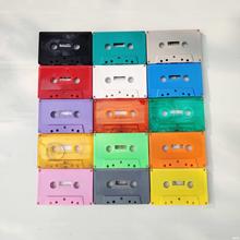 全新彩色空白磁带15种颜色录音带高品质进口带布60分钟空白录音带