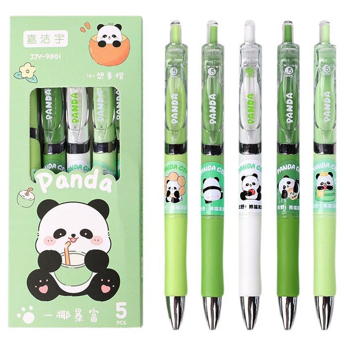 Bolígrafo de presión Kapibala Bolígrafo de firma de secado rápido Panda de alto valor st head 0.5 bolígrafo de góner al por mayor