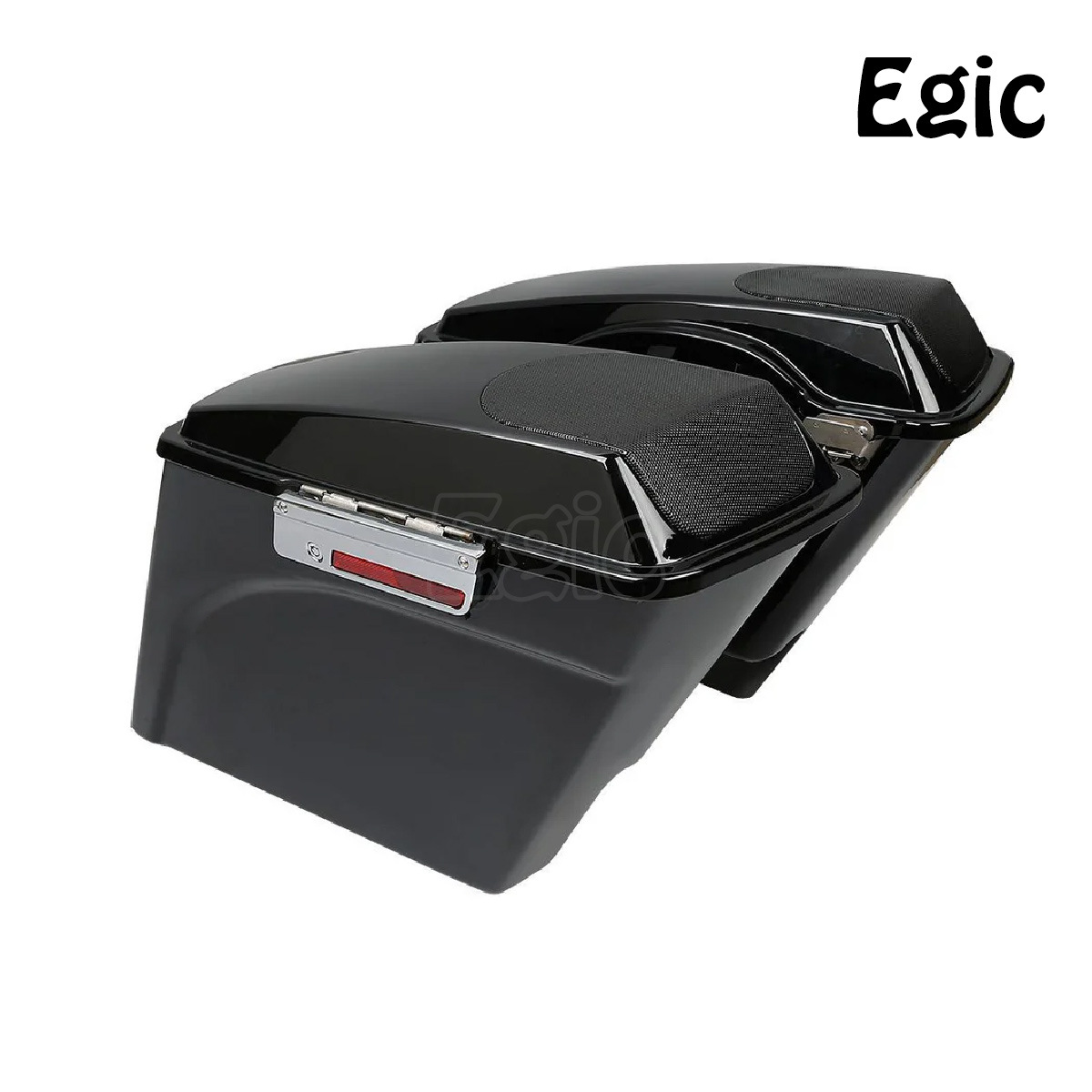 Motorcycle modification is suitable for Harley wagon side box to increase the height of the riding motorcycle cvo94-13 year with audio cover.