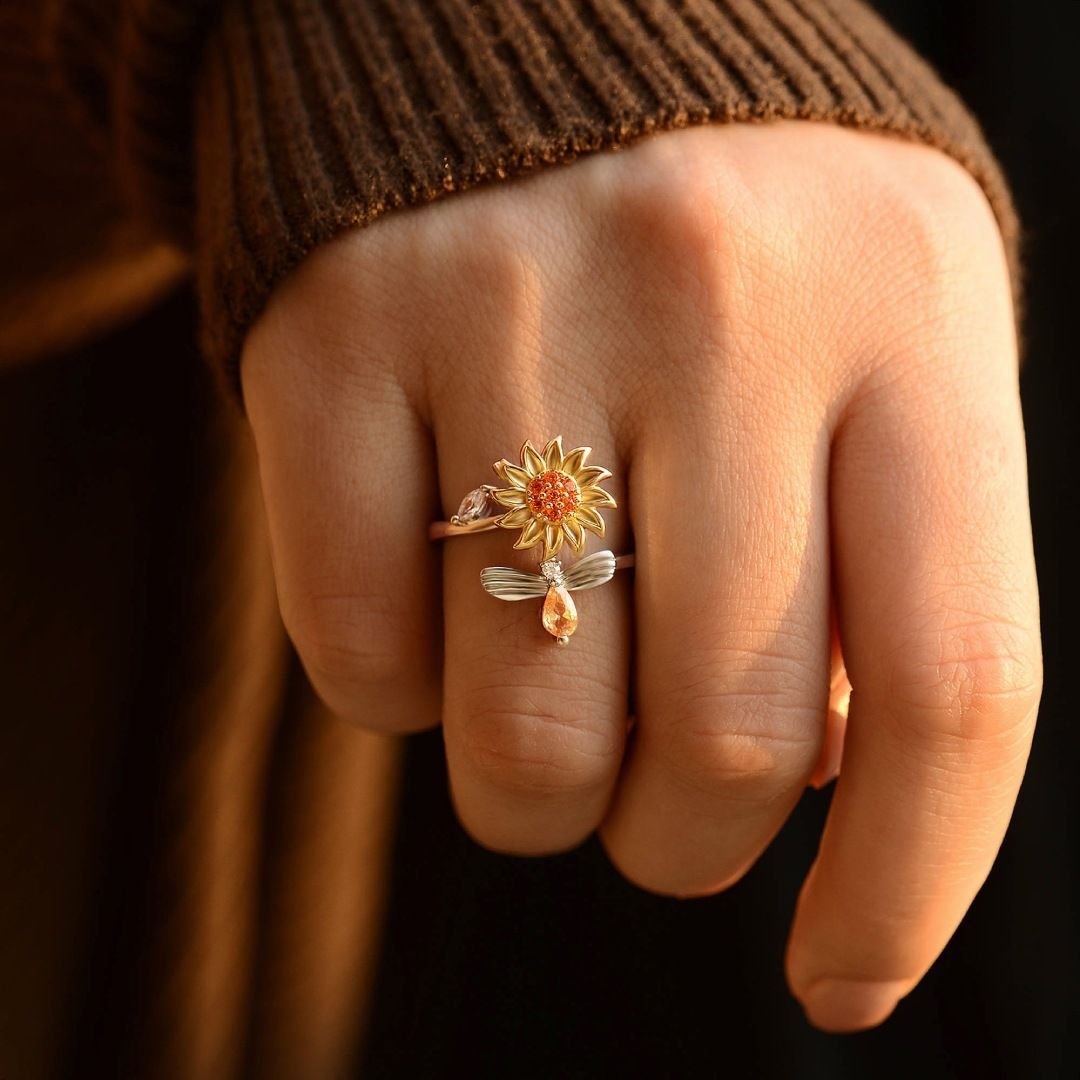 Fashion Animal Flower Copper Plating Open Ring 1 Piece