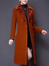 T 32741 Wool Coat Women Korean Style Elegant ���|ë������