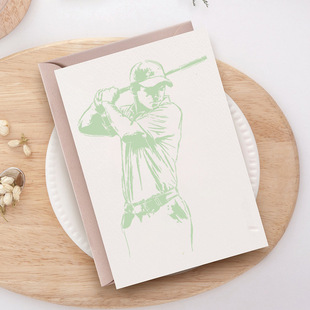 Creative Pattern Golfer Stencil Cross-Border Hot-Selling Painting Hollow Stencil Wall Painting Handbook Decoration