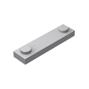 [50g minimum order] cross-border MOC domestic building blocks compatible with Lego 92593 1x 4 board side with 2 granular flakes