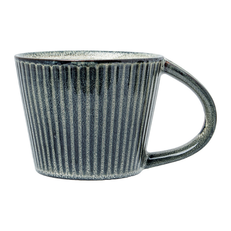 Retro hacer el horno viejo taza de cerámica casera taza de agua taza de café vertical taza de desayuno taza de leche