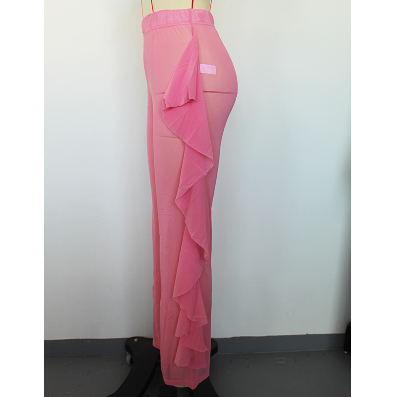 Women's Daily Casual Solid Color Full Length Wide Leg Pants display picture 6