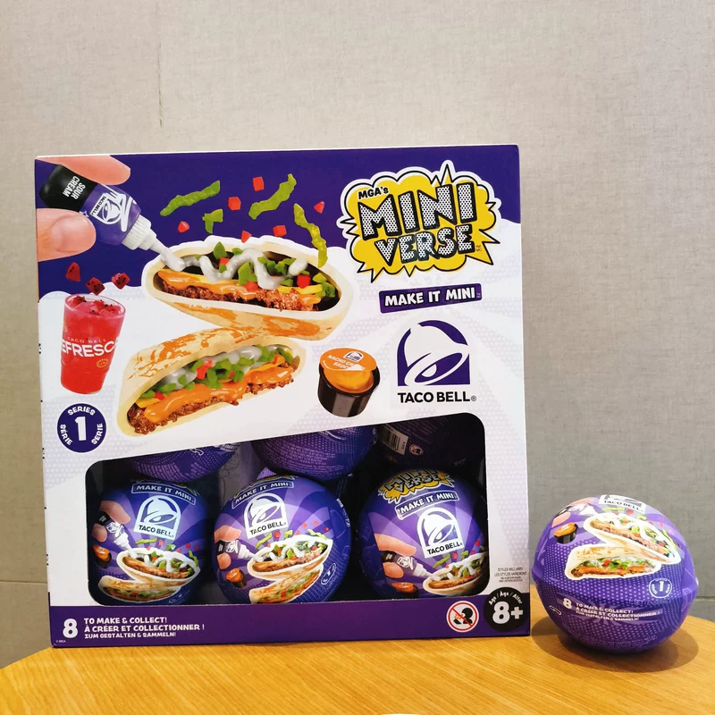 Коллекционные мини-фигурки MGA Taco Bell слепые капсулы
