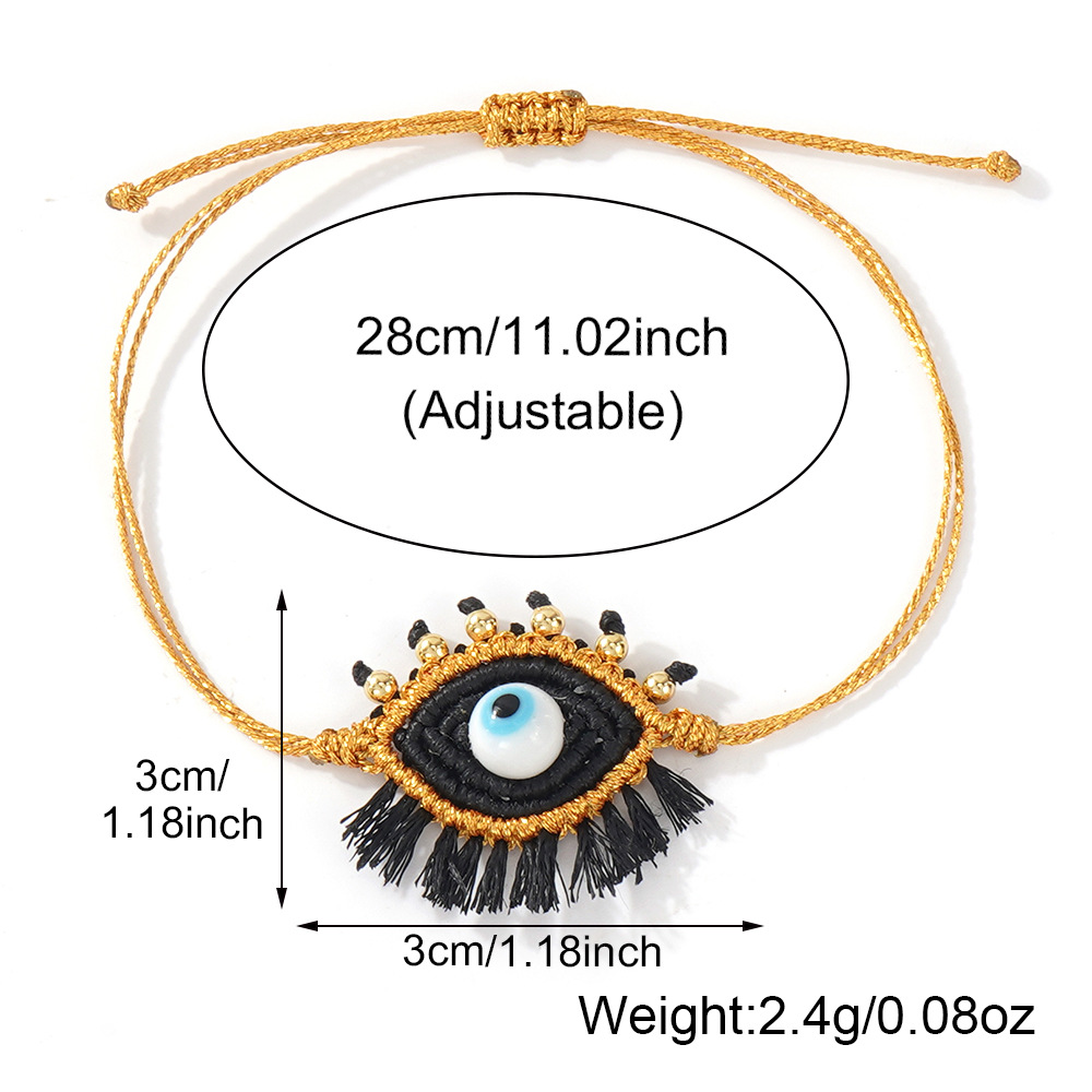 Lucky Evil Eye Red String Bracelet Protection Jewelry Minimalist_voghion.com