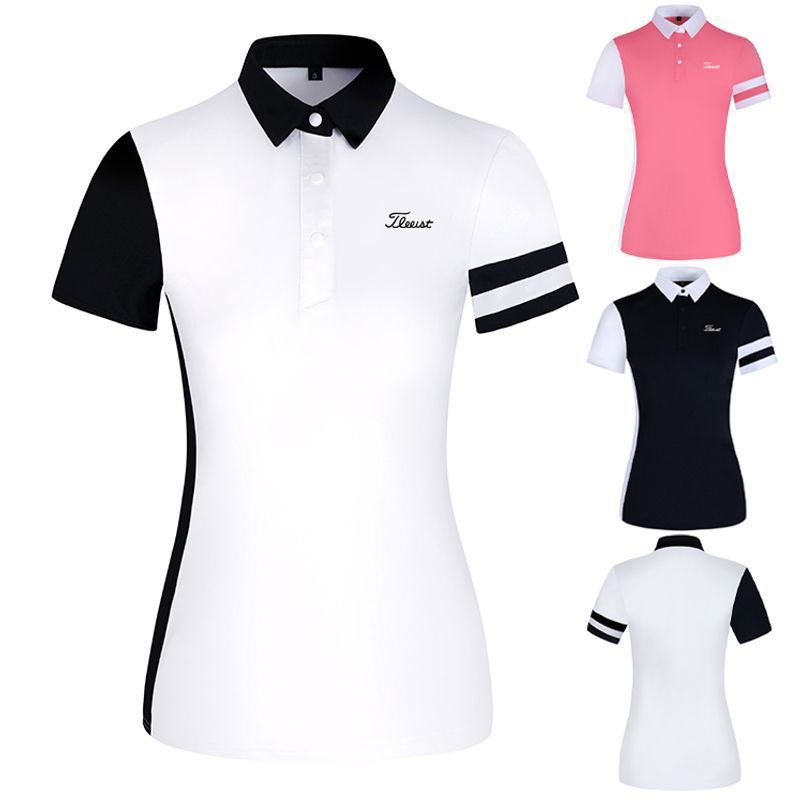 New Spring and Summer Golf Clothing Ladies Polo Shirt Breathable Quick-Drying T-Shirt Outdoor Sports Casual Short-Sleeved Top